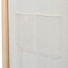 Carica l&#39;immagine nel visualizzatore di Gallery, Separè 3 Pannelli Crema 120x170x4 cm in Tessuto