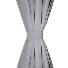 Carica l&#39;immagine nel visualizzatore di Gallery, 2 Pz Tende Oscuranti con Occhielli in Metallo 135x175 cm Grigie