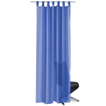 Carica l&#39;immagine nel visualizzatore di Gallery, Tende in Voile 2 pz 140x175 cm Blu Reale