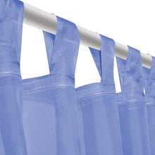 Carica l&#39;immagine nel visualizzatore di Gallery, Tende in Voile 2 pz 140x175 cm Blu Reale