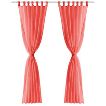 Carica l&#39;immagine nel visualizzatore di Gallery, 2 Pz Tende in Voile 140x225 cm Rosso