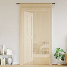 Carica l&#39;immagine nel visualizzatore di Gallery, 2 Pz Tende a Fili 140x250 cm Beige