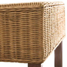 Charger l&#39;image dans la galerie, Sedie da Pranzo 2 pz Marroni in Rattan Naturale