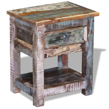 Load image into Gallery viewer, Mobiletto 1 Cassetto in Massello di Recupero 43x33x51 cm
