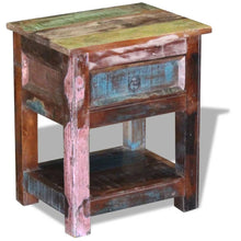 Load image into Gallery viewer, Mobiletto 1 Cassetto in Massello di Recupero 43x33x51 cm