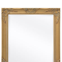Load image into Gallery viewer, Specchio da Parete Stile Barocco 100x50 cm Oro