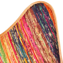 Charger l&#39;image dans la galerie, Poltrona Sedia a Farfalla Multicolore in Tessuto