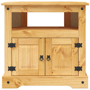 Mobiletto in Pino Messicano Marrone Naturale 80x43x78 cm