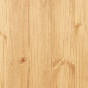Mobiletto in Pino Messicano Marrone Naturale 80x43x78 cm
