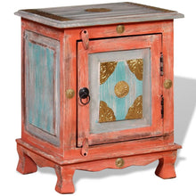 Load image into Gallery viewer, Mobiletto in Legno Massello di Mango Arancione
