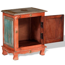 Load image into Gallery viewer, Mobiletto in Legno Massello di Mango Arancione