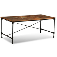 Indlæs billede til gallerivisning Tavolo da Pranzo in Legno Massello di Recupero 180 cm