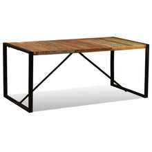 Indlæs billede til gallerivisning Tavolo da Pranzo in Legno Massello di Recupero 180 cm
