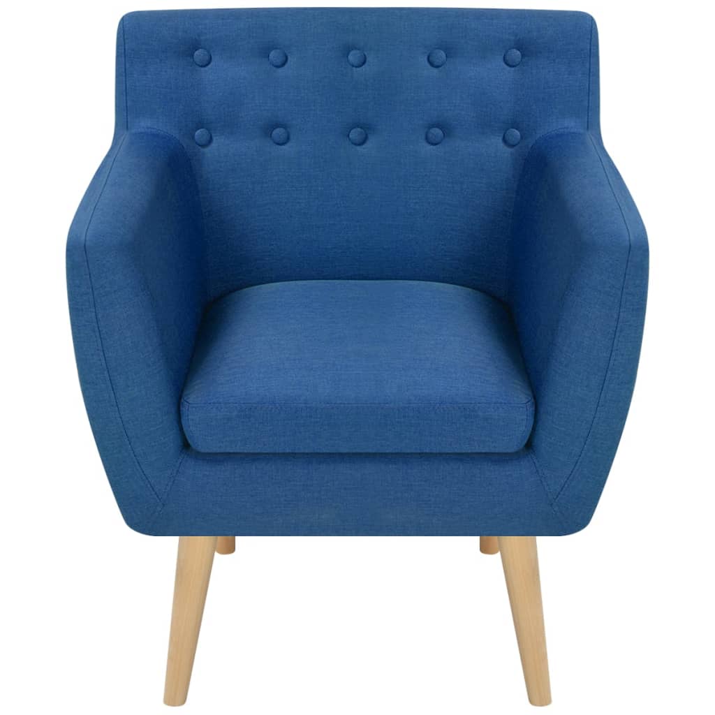 Poltrona Blu in Tessuto