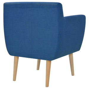 Poltrona Blu in Tessuto