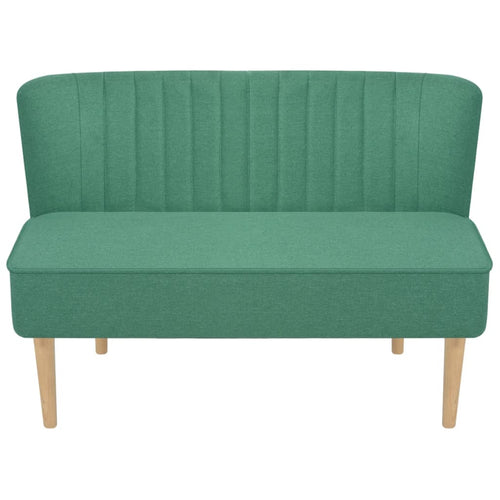 Divano in Stoffa 117x55,5x77 cm Verde