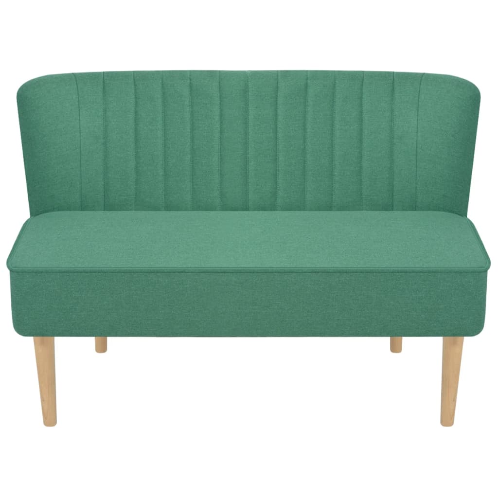 Divano in Stoffa 117x55,5x77 cm Verde
