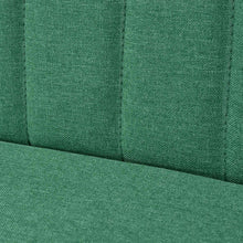 Carica l&#39;immagine nel visualizzatore di Gallery, Divano in Stoffa 117x55,5x77 cm Verde