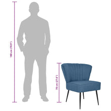 Load image into Gallery viewer, Poltrona Blu in Tessuto