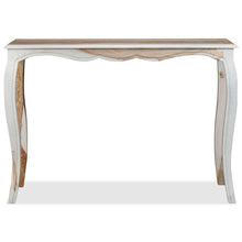 Laden Sie das Bild in den Galerie-Viewer, Tavolo Consolle in Legno Massello di Acacia 110x40x76 cm