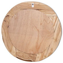 Carica l&#39;immagine nel visualizzatore di Gallery, Specchio Decorativo in Legno di Teak 80 cm Rotondo
