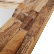 Carica l&#39;immagine nel visualizzatore di Gallery, Specchio Decorativo in Legno di Teak 90x60 cm Rettangolare