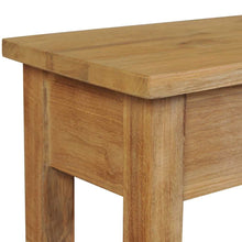 Charger l&#39;image dans la galerie, Tavolo Consolle in Legno Massello di Teak 120x30x80 cm