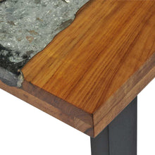Laden Sie das Bild in den Galerie-Viewer, Tavolo Consolle in Teak 100x35x75 cm