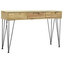 Load image into Gallery viewer, Mobiletto Consolle 120x35x76 cm in Legno Massello di Teak