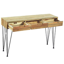 Load image into Gallery viewer, Mobiletto Consolle 120x35x76 cm in Legno Massello di Teak