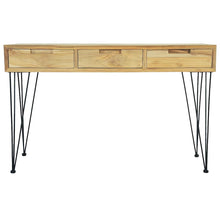 Load image into Gallery viewer, Mobiletto Consolle 120x35x76 cm in Legno Massello di Teak