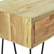Load image into Gallery viewer, Mobiletto Consolle 120x35x76 cm in Legno Massello di Teak