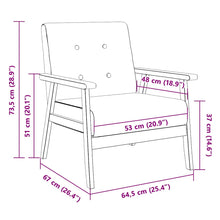 Load image into Gallery viewer, Poltrona Blu in Tessuto