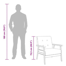 Load image into Gallery viewer, Poltrona Blu in Tessuto