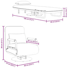 Load image into Gallery viewer, Poltrona Girevole Trasformabile in Letto Grigio Scuro in Tessuto