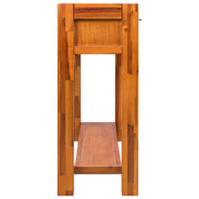 Load image into Gallery viewer, Tavolo Consolle in Legno Massello d&#39;Acacia 86x30x75 cm