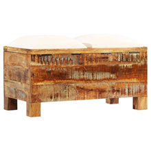 Load image into Gallery viewer, Cassapanca in Legno Massello di Recupero 80x40x40 cm