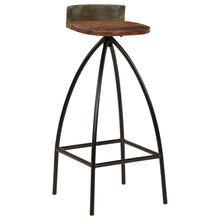 Laden Sie das Bild in den Galerie-Viewer, Sgabelli da Bar 2 pz in Legno Massello di Recupero