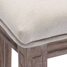 Load image into Gallery viewer, Sgabelli da Bar 2 pz Bianco Lino