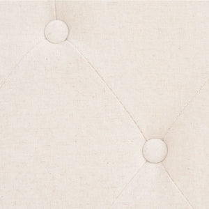Poltrona Bianco Crema in Tessuto