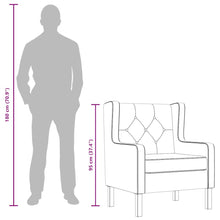 Carica l&#39;immagine nel visualizzatore di Gallery, Poltrona Bianco Crema in Tessuto
