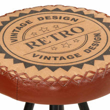 Carica l&#39;immagine nel visualizzatore di Gallery, Sgabelli da Bar 4 pz in Vera Pelle