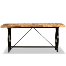 Load image into Gallery viewer, Tavolo da Pranzo in Legno Massello di Mango Grezzo 180 cm
