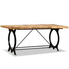 Load image into Gallery viewer, Tavolo da Pranzo in Legno Massello di Mango Grezzo 180 cm