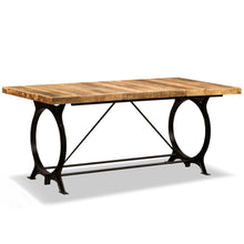 Load image into Gallery viewer, Tavolo da Pranzo in Legno Massello di Mango Grezzo 180 cm