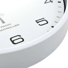 Charger l&#39;image dans la galerie, Orologio a Parete Radiocontrollato Movimento Quarzo 31cm Bianco