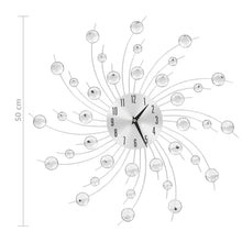 Carica l&#39;immagine nel visualizzatore di Gallery, Orologio da Parete con Movimento al Quarzo Design Moderno 50 cm