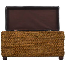 Load image into Gallery viewer, Set 2 Cassapanche Pouf in Giunco Marrone