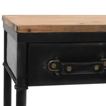 Charger l&#39;image dans la galerie, Tavolo Consolle in MDF e Legno di Abete 100x33,5x80 cm