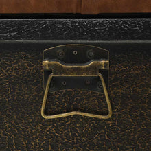 Indlæs billede til gallerivisning Cassapanca in Legno Massello di Abete e Similpelle 80,5x41x50cm